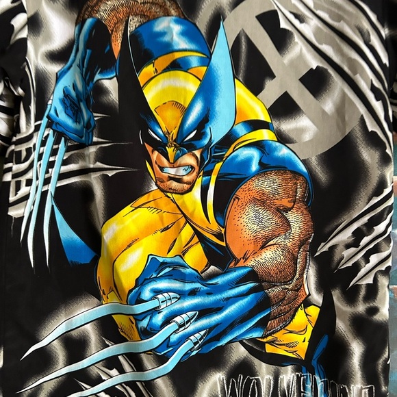 Marvel Wolverine Graphic Kids Shirt - Black and Yellow M 12 - Picture 8 of 16